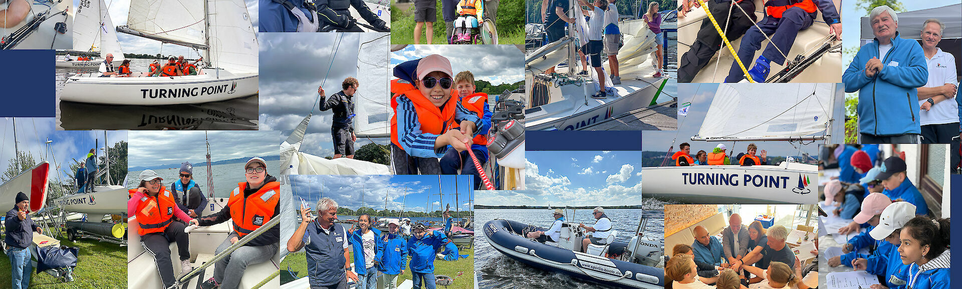 Bild zeigt eine Kollage bei der die vielen Wendepunkt gezeigt werden.