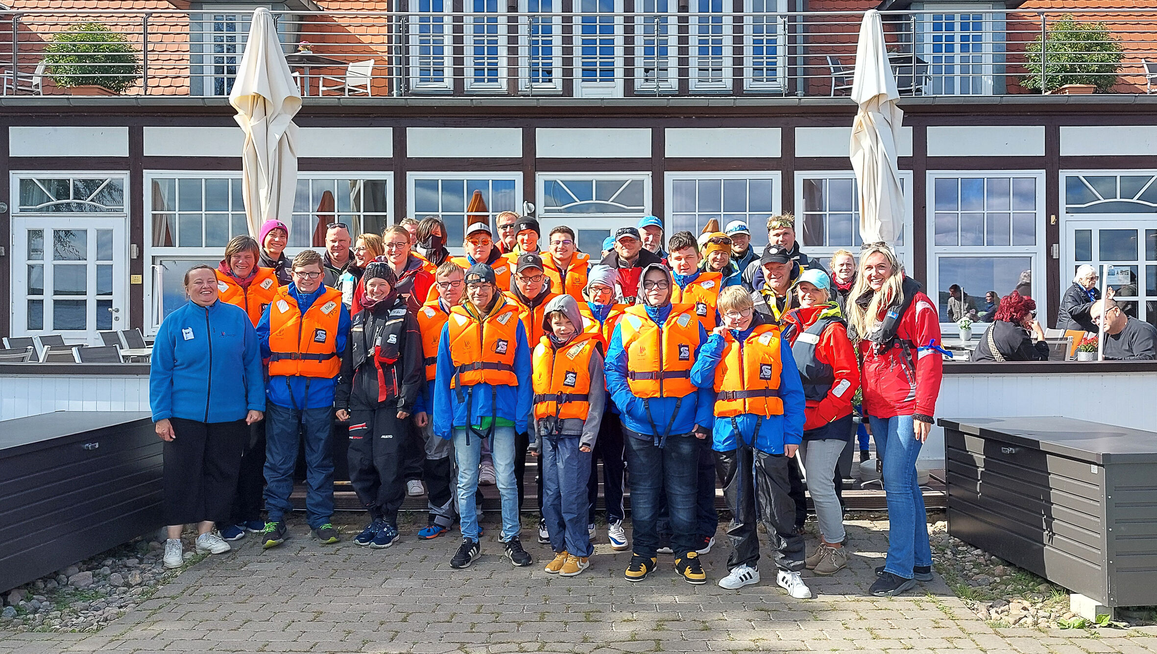 Gruppenfoto beim Schweriner Segel-Verein