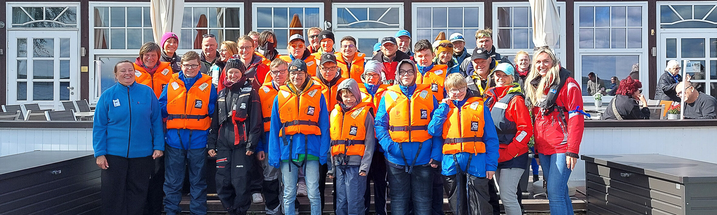 Gruppenfoto beim Schweriner Segel-Verein